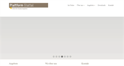 Desktop Screenshot of plattformglattal.ch